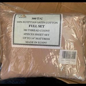 COPY - COPY - COPY - Full Set / Egyptian satin sheet set